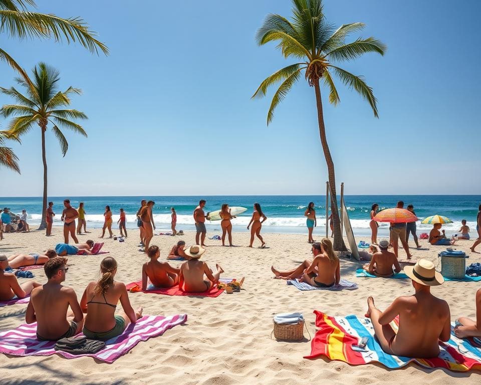 Aktivitäten in der Malibu Sonne