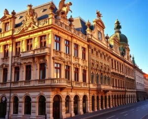 Barocke Fassaden in Dresden, Deutschland