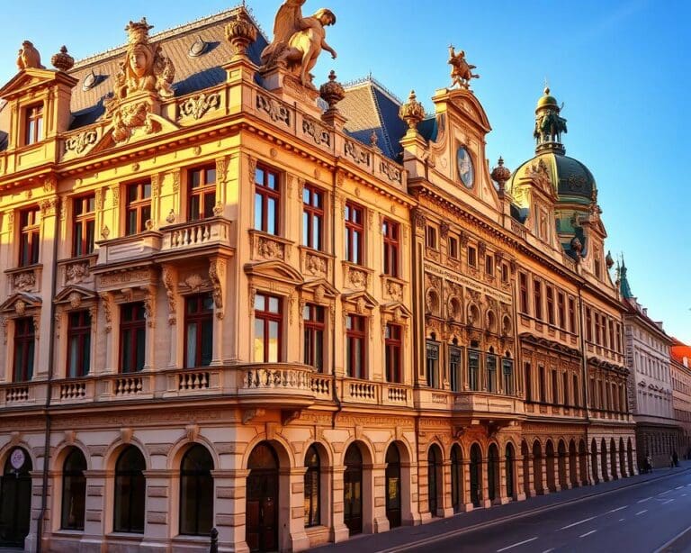 Barocke Fassaden in Dresden, Deutschland