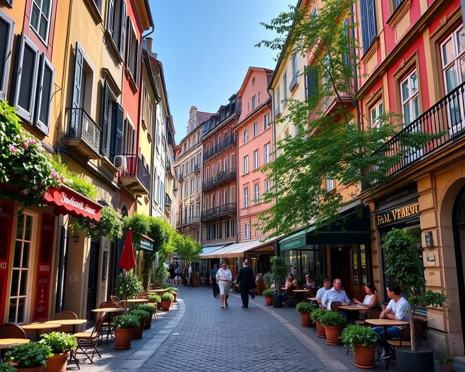 Charmante Stadtviertel besichtigen