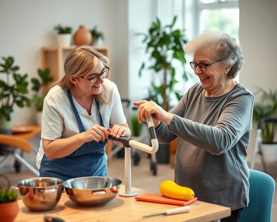 Ergotherapie: Selbstständigkeit im Alltag fördern