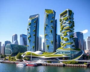 Futuristische Architektur in Vancouver, Kanada