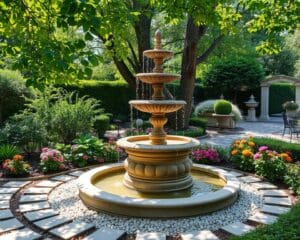 Gartenbrunnen installieren: Wasser und Eleganz im Außenbereich