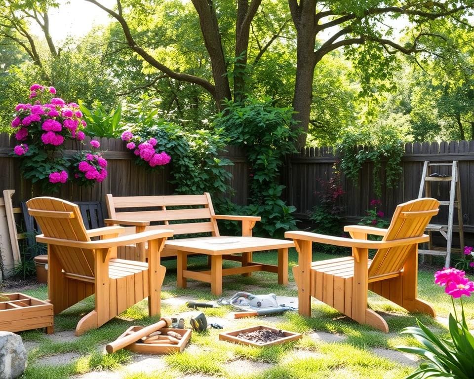 Gartenmöbel selbst bauen: Kreativität im Außenbereich