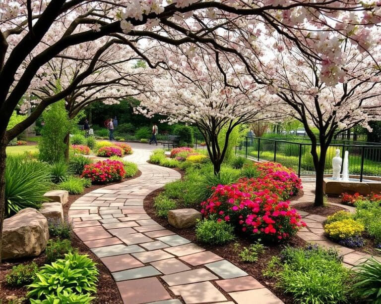 Gartenwege gestalten: Material und Design-Ideen