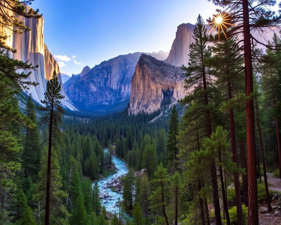 Geografische Lage des Yosemite-Nationalparks