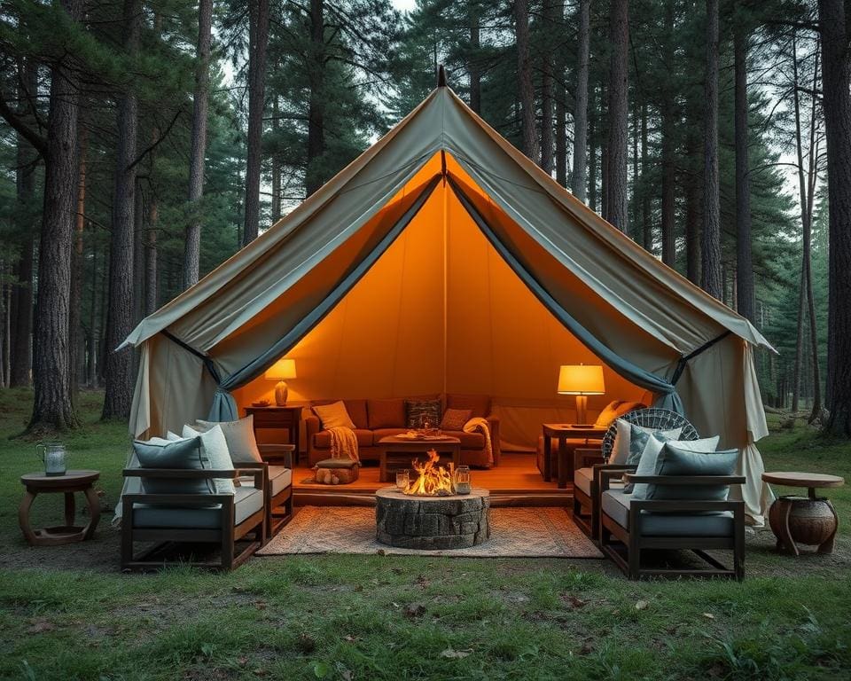 Glamping bietet Komfort im Freien