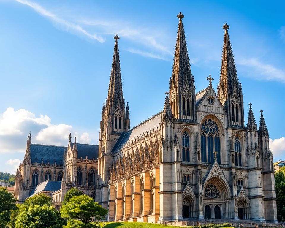 Gotische Kathedralen in Chartres, Frankreich