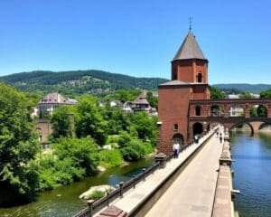 Historische Brücken in Heidelberg, Deutschland