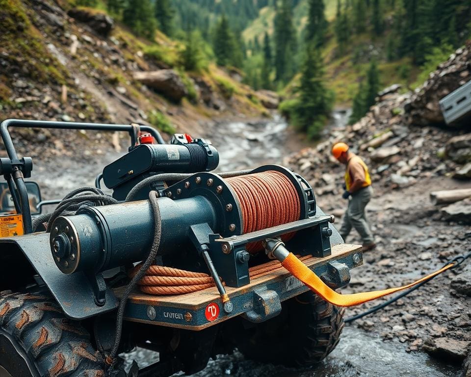 Hydraulische Seilwinden: Für Profis in schwerem Gelände