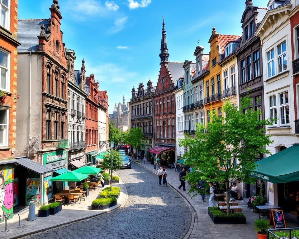 Künstlerische Viertel in Brüssel, Belgien