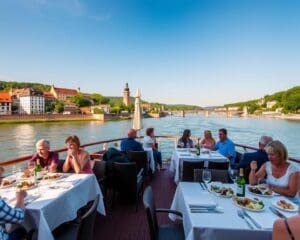 Kulinarische Kreuzfahrten auf deutschen Flüssen