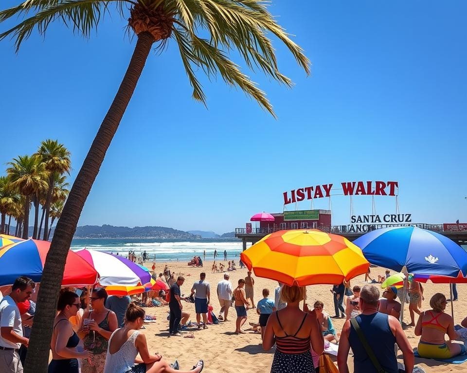 Kultur und Strand in Santa Cruz, Kalifornien