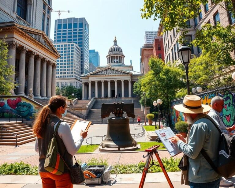 Kunst und Geschichte in Philadelphia, Pennsylvania