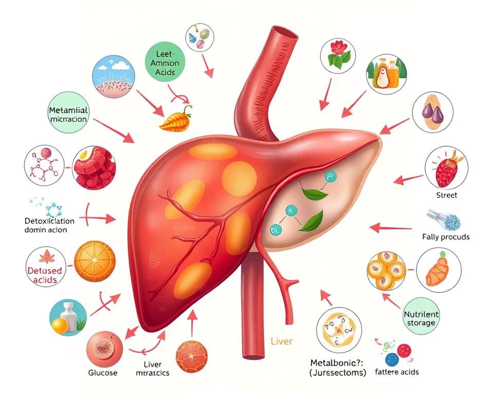Leberfunktionen im Stoffwechsel
