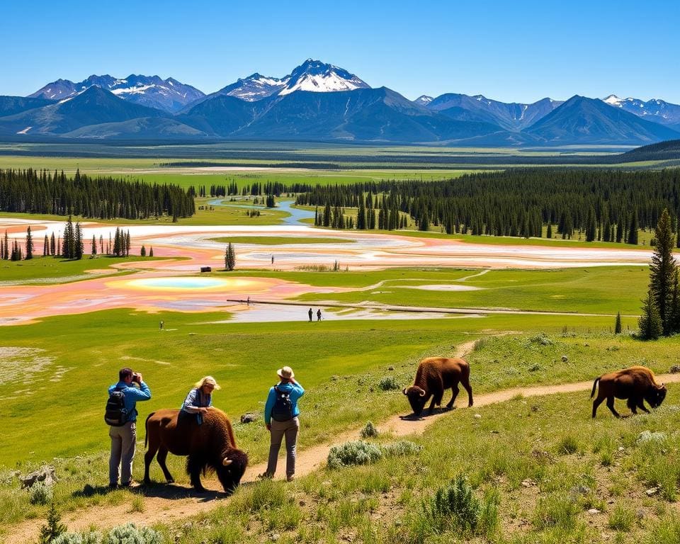 Outdoor-Aktivitäten im Yellowstone-Nationalpark