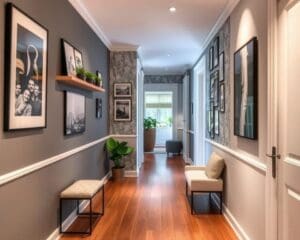 Praktische Ideen für dekorative Wandgestaltung im Flur
