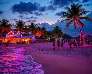 Strand und Nachtleben in Miami, Florida