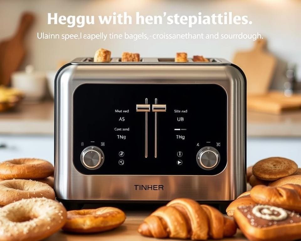 Toaster mit speziellen Funktionen für jedes Brot