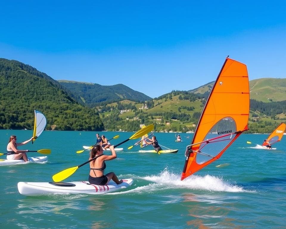 Wassersportarten für aktive Erholung