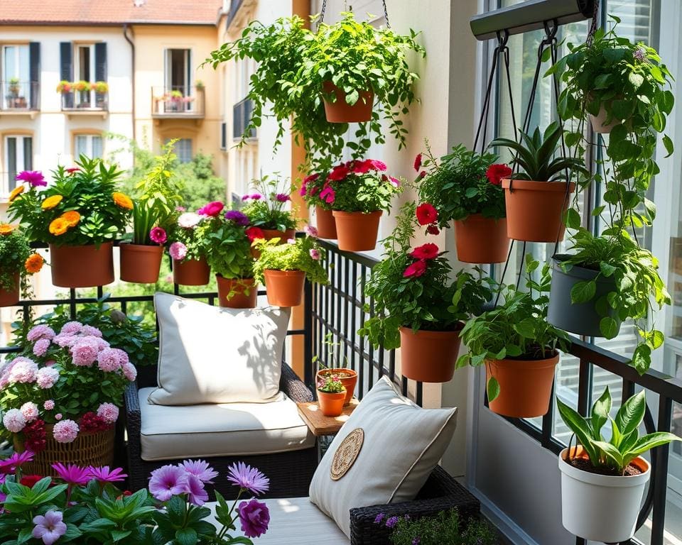 kreative Pflanzideen für Balkone und Terrassen