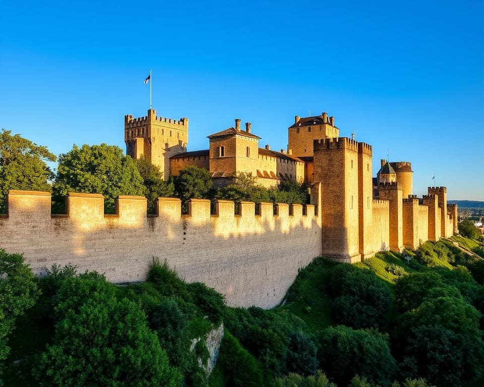 mittelalterliche Mauern in Carcassonne