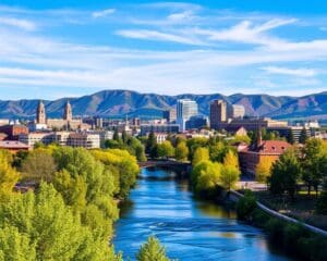 Architektur und Natur in Boise, Idaho