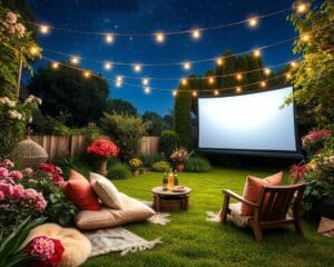 Freiluftkino im Garten: Tipps für Filmabende unter Sternen