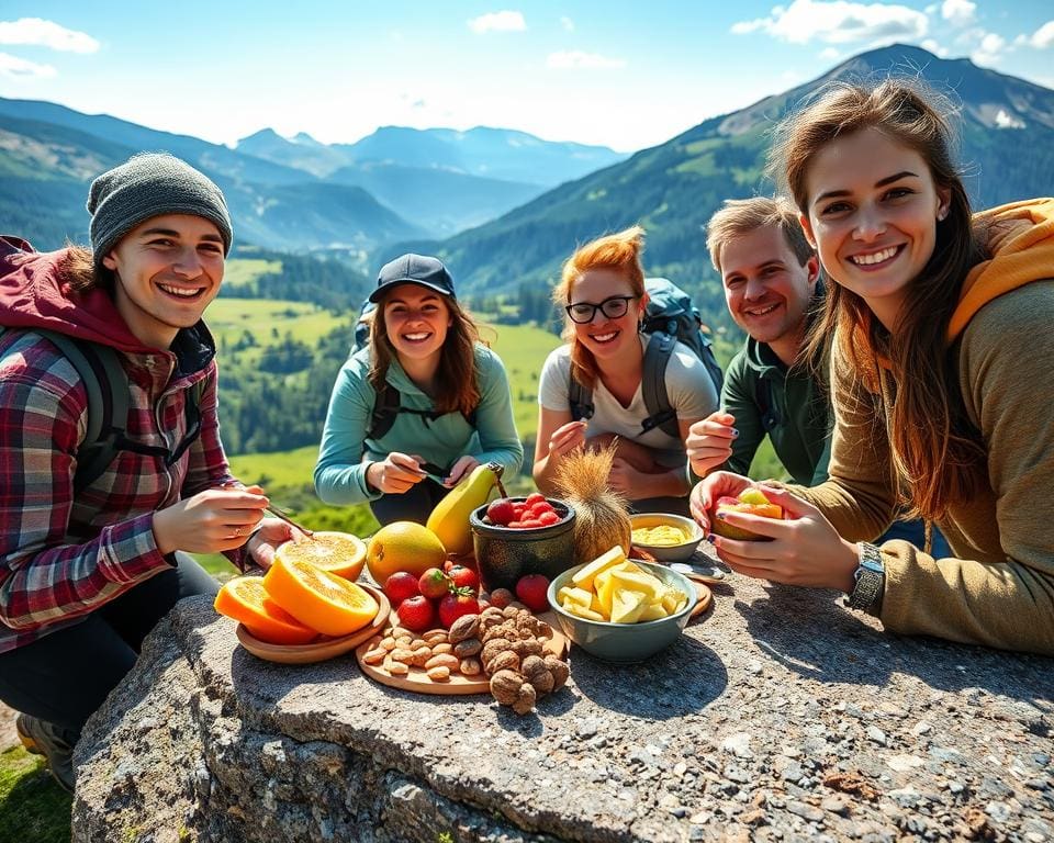 Gesundheitliche Vorteile von Snacks während des Wanderns