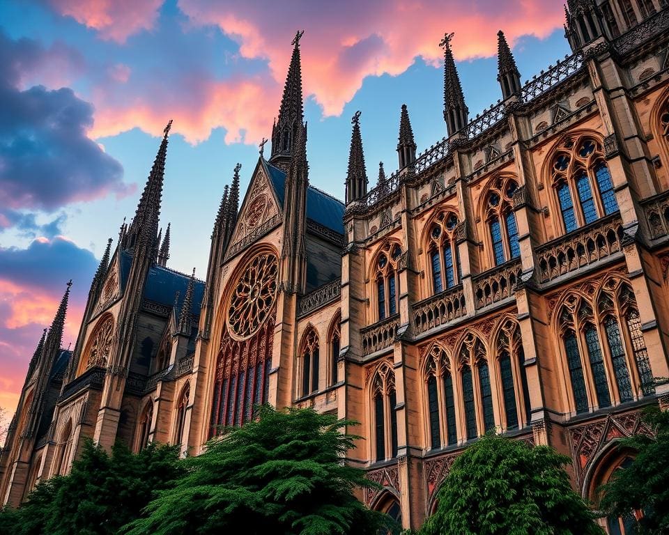 Gotische Kirchen in Chartres, Frankreich