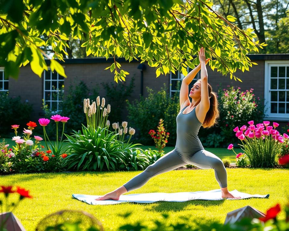 Outdoor-Yoga: Entspannen und trainieren im Garten