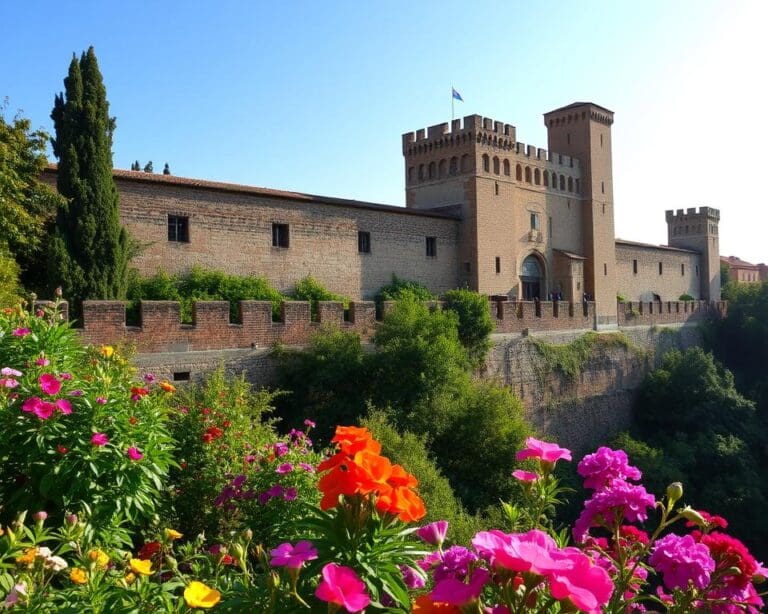 Renaissance-Stadtmauern in Lucca, Italien