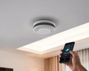 Smarte Rauchmelder mit App-Benachrichtigung und Alarm