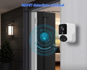 Smarte Türkamera mit Bewegungserkennung und Videoüberwachung