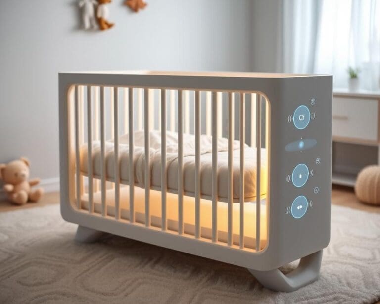 Smartes Babybett mit Schlafüberwachung