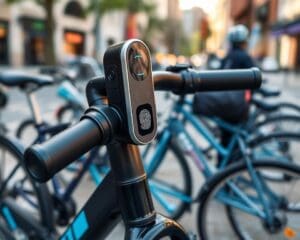 Smartes Fahrradschloss mit Fingerabdruck