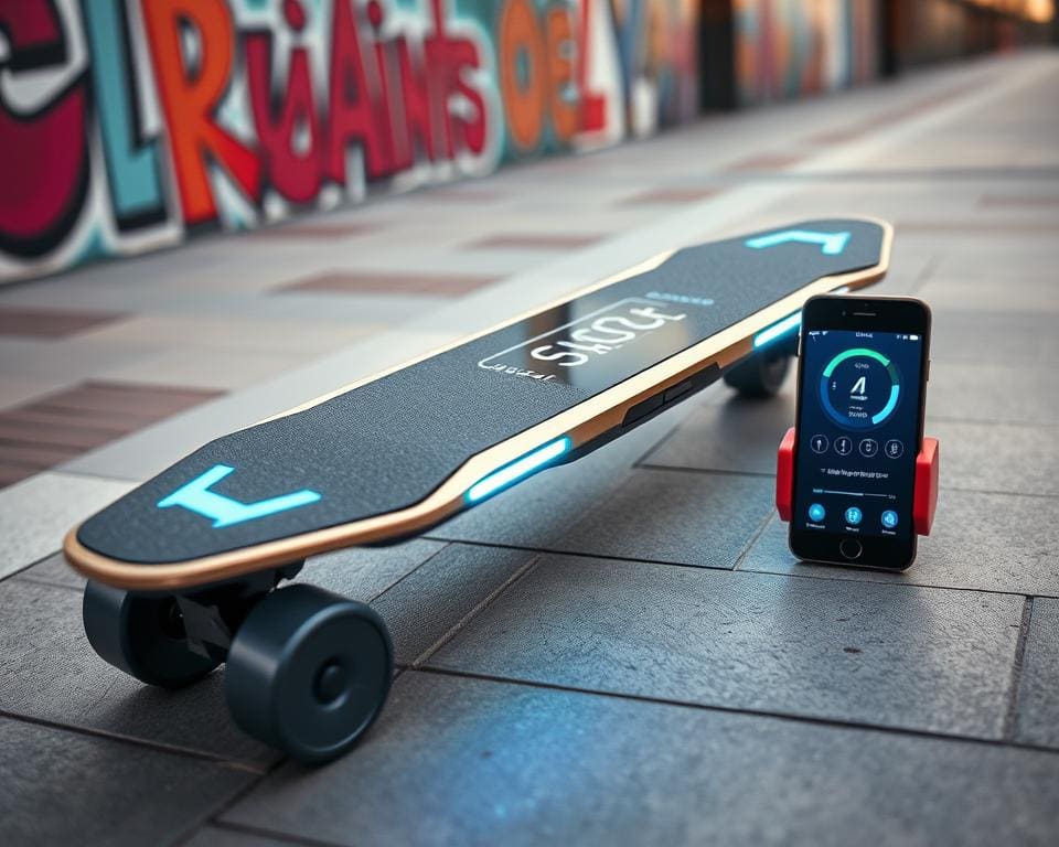 Smartes Skateboard mit App-Steuerung