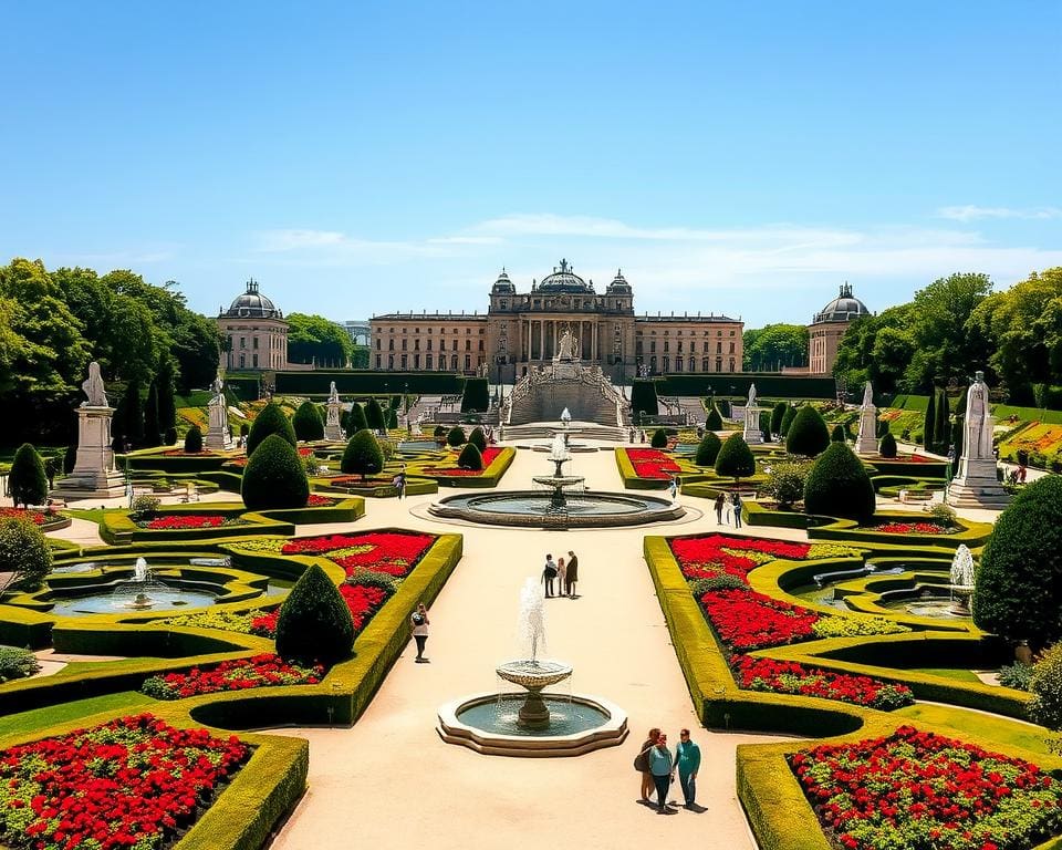 Barocke Gärten in Potsdam, Deutschland