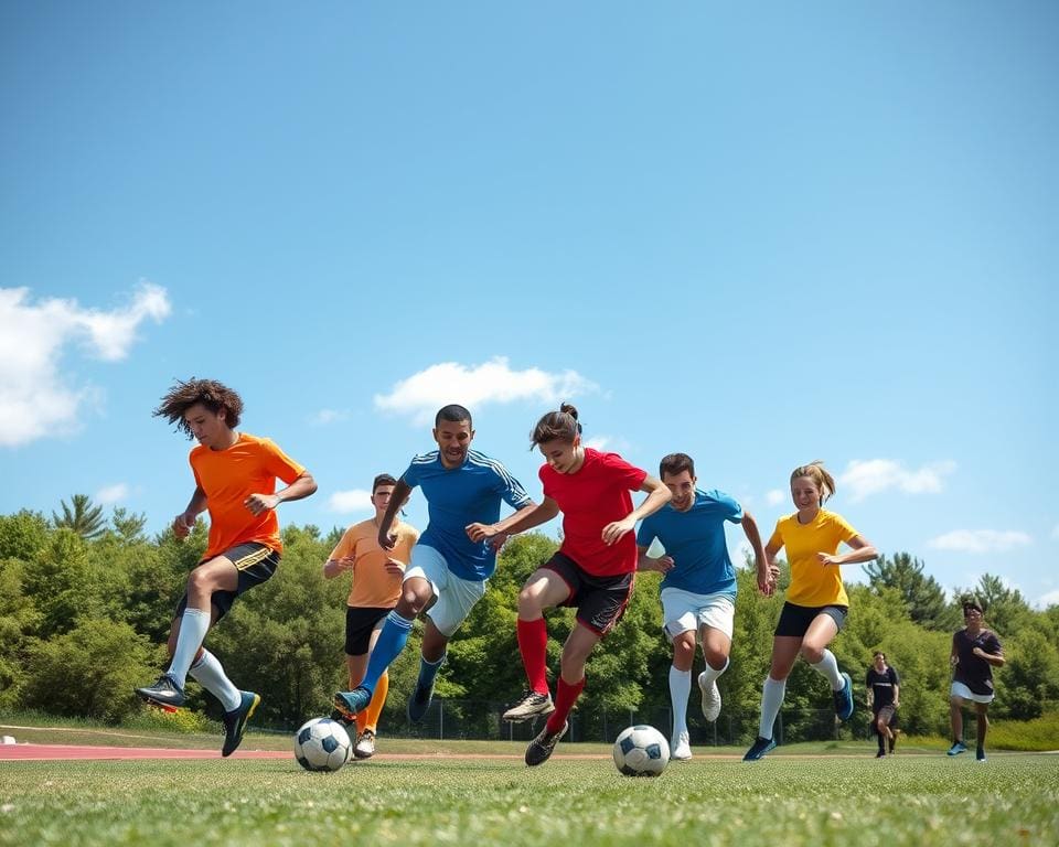 Fußball für Fitness und einen gesunden Lebensstil