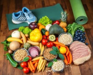 Gesunde Ernährung und Sport für langfristige Gesundheit