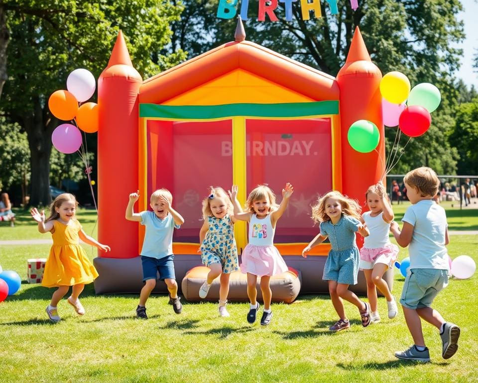 Hüpfburg Kindergeburtstag