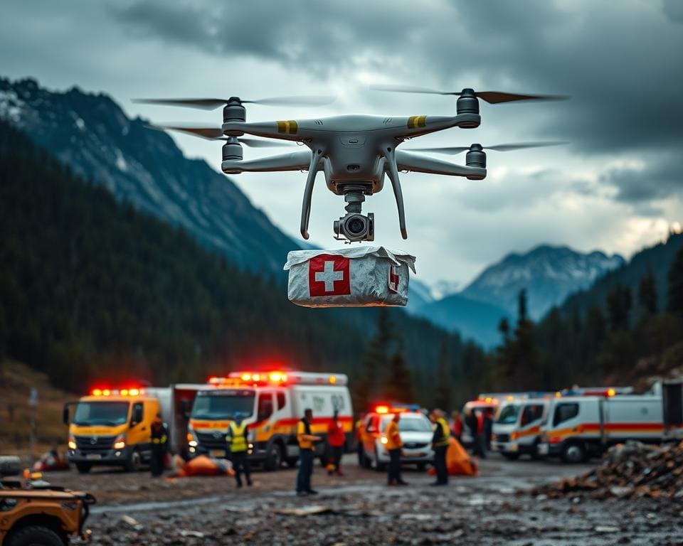 Können Drohnen die Rettungsdienste effizienter machen?