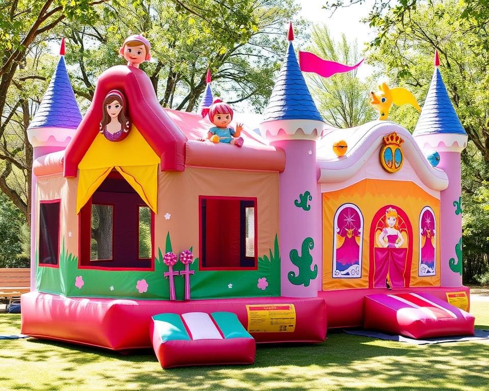 Märchenhafte Hüpfburgen für Kindergeburtstage