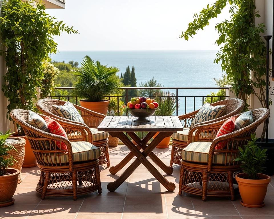 Mediterrane Gartenmöbel: Urlaubsfeeling auf der Terrasse