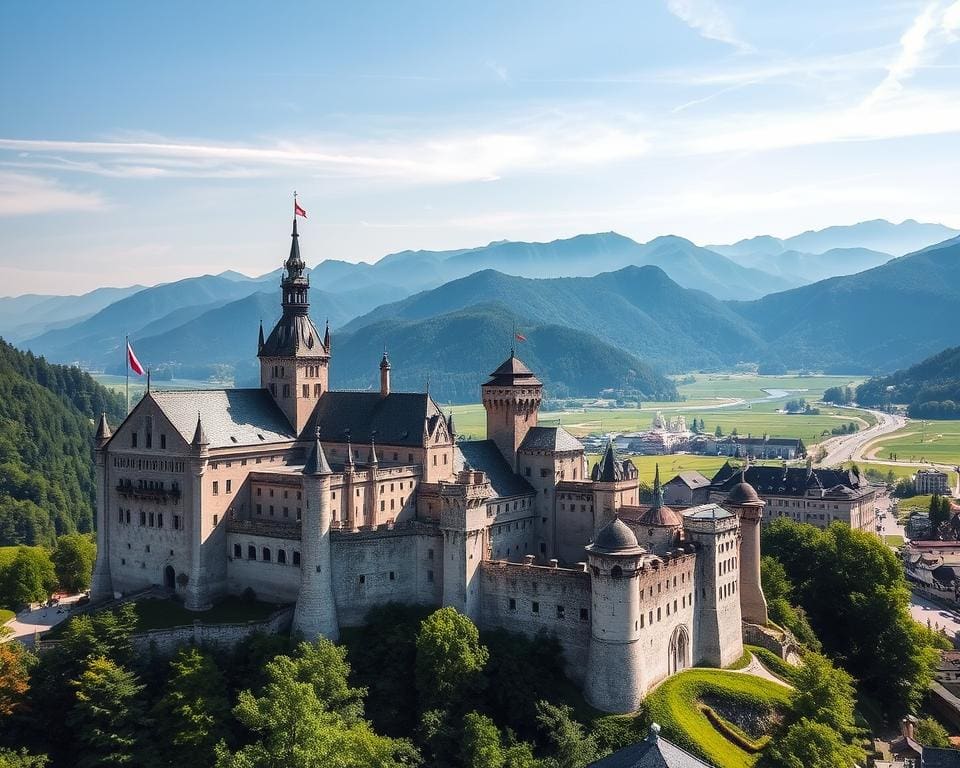 Mittelalterliche Burgen in Salzburg, Österreich