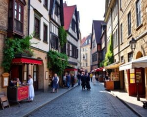 Mittelalterliche Straßen in Tallinn, Estland