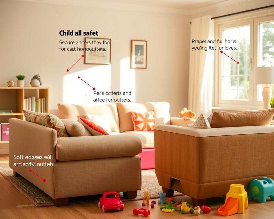 Möbel sichern und Steckdosen schützen für ein kindersicheres Zuhause
