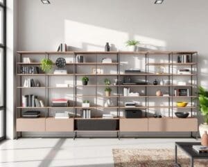 Multifunktionale Regale von USM Haller: Funktionalität pur