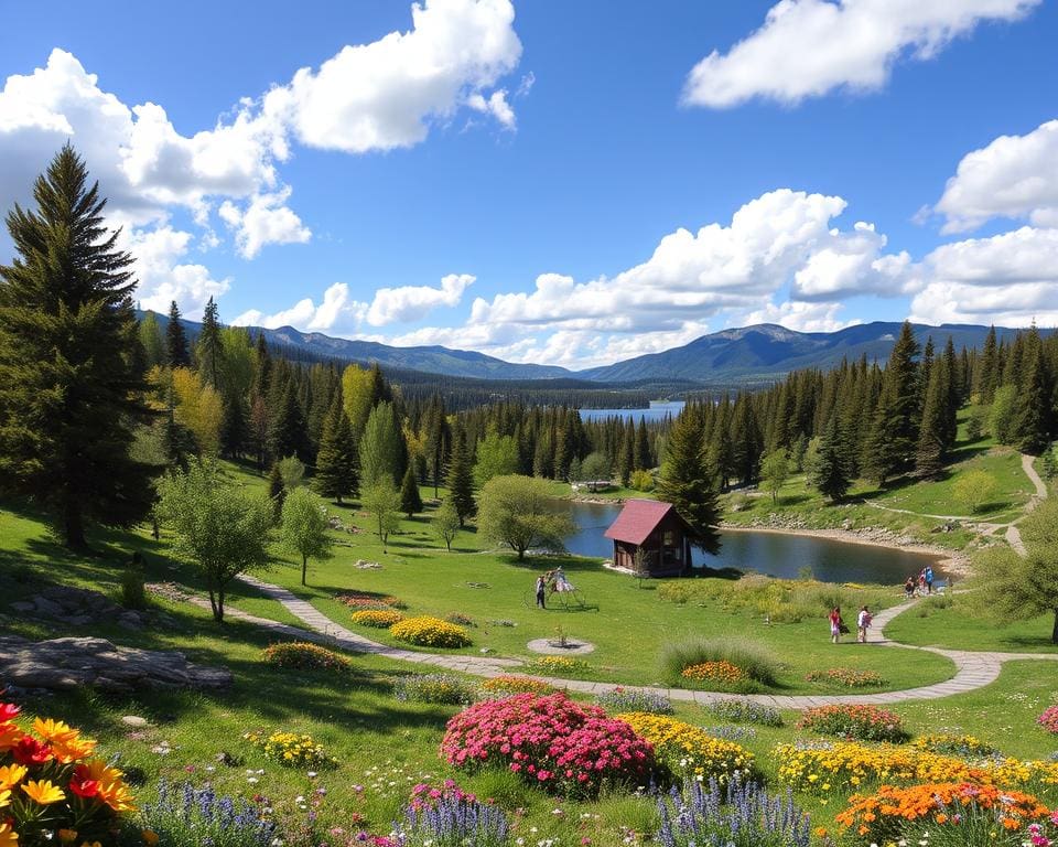 Naturparks und Familienausflugsziele