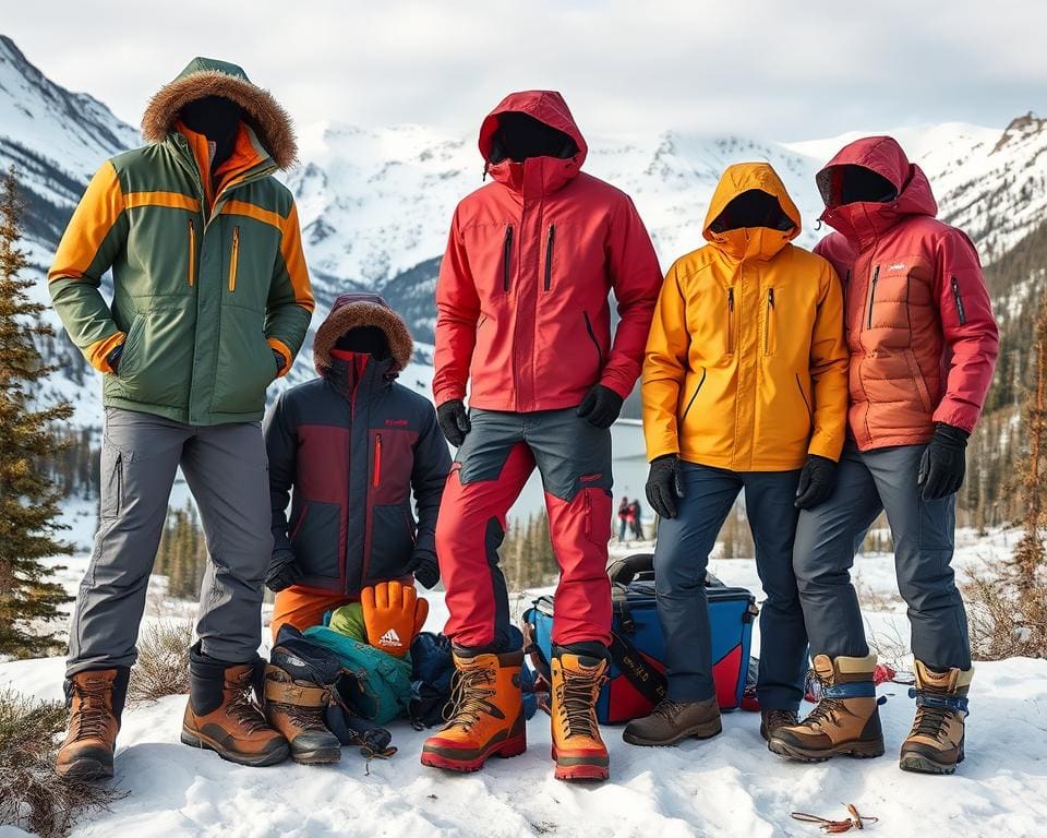 Outdoor-Bekleidung für Abenteuer im Winter